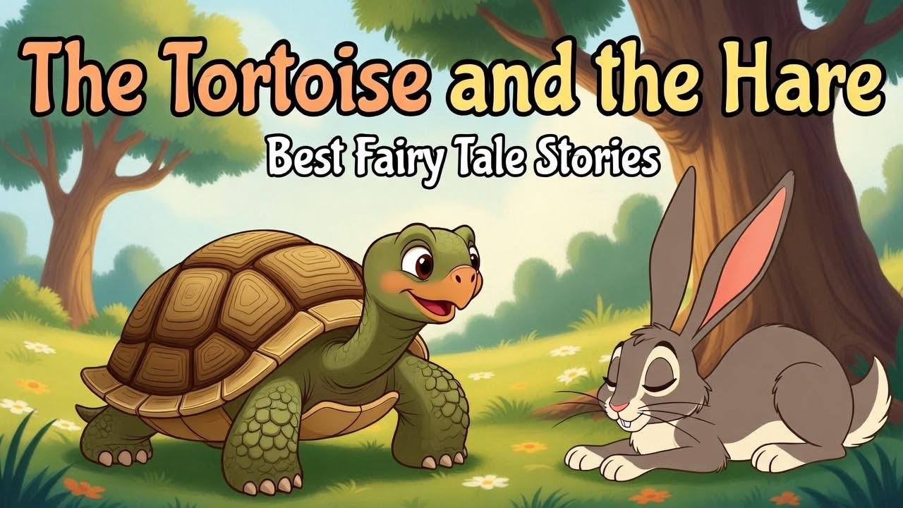 The Tortoise and the Hare – How Slow and Steady Won the Race | Bedtime Stories for Kids in English