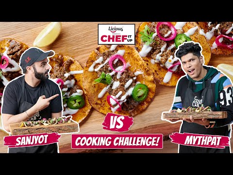 Chef Sanjyot Keer VS @Mythpat Kaala Mutton Cooking Challenge | @Licious presents Chef It Up S1 EP2