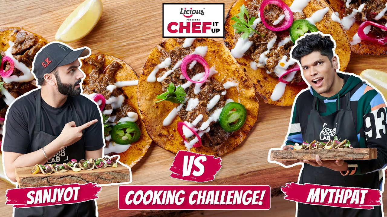 Chef Sanjyot Keer VS @Mythpat Kaala Mutton Cooking Challenge | @Licious presents Chef It Up S1 EP2