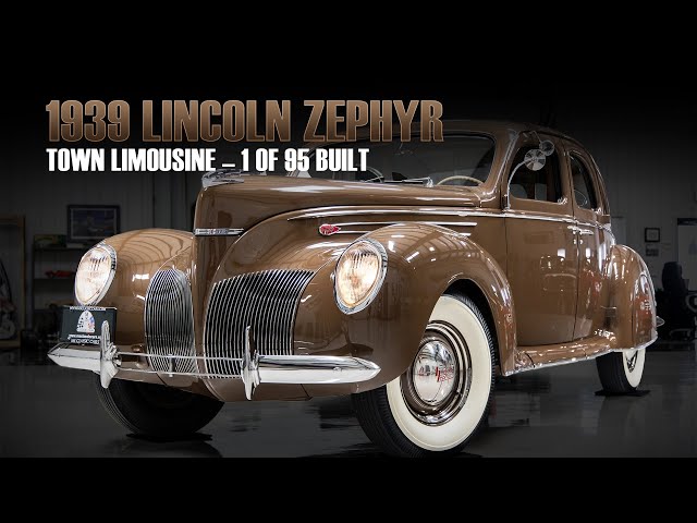 1939 Lincoln Zephyr Towne Limousine 