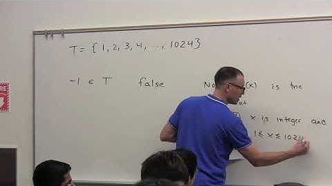 Linear Algebra, Lesson 1, Video 7: Example of Set Builder Notation