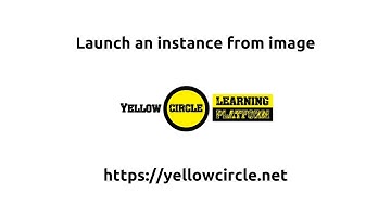 Launch an instance from image