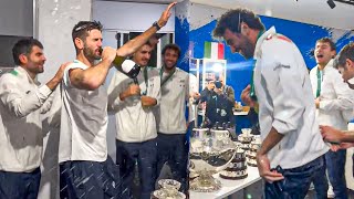 Cobolli & Team Italy All Locker Room Celebration Moments After Winning Davis Cup 2025