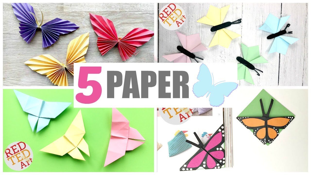 DIY Paper Butterflies : 5 Steps (with Pictures) - Instructables