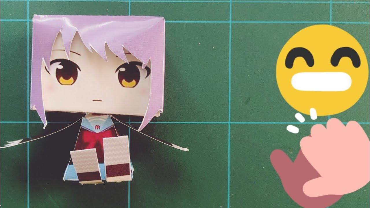 DIY little paper doll [paper toy] - YouTube