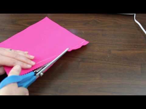 핑킹 가위 사용 방법-솔기 마감 기법