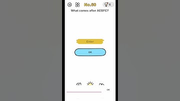 What comes after AEBFC? How to complete Brain Out Level no.60