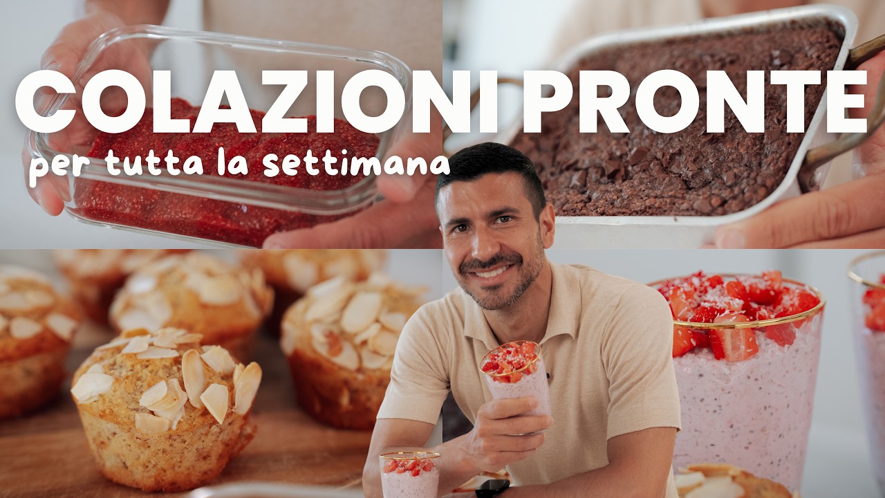 MEAL PREP COLAZIONI: 5 idee facili per tutta la settimana