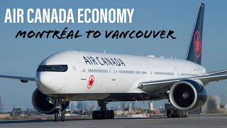 Montréal to Vancouver Flight (Air Canada)