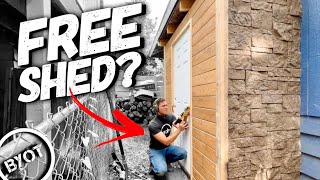 How To Build A Shed For FREE! by BYOT 40,400 views 8 months ago 23 minutes