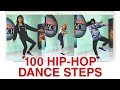 100 hiphop dance steps  all hiphop dance basics foundations steps  with names