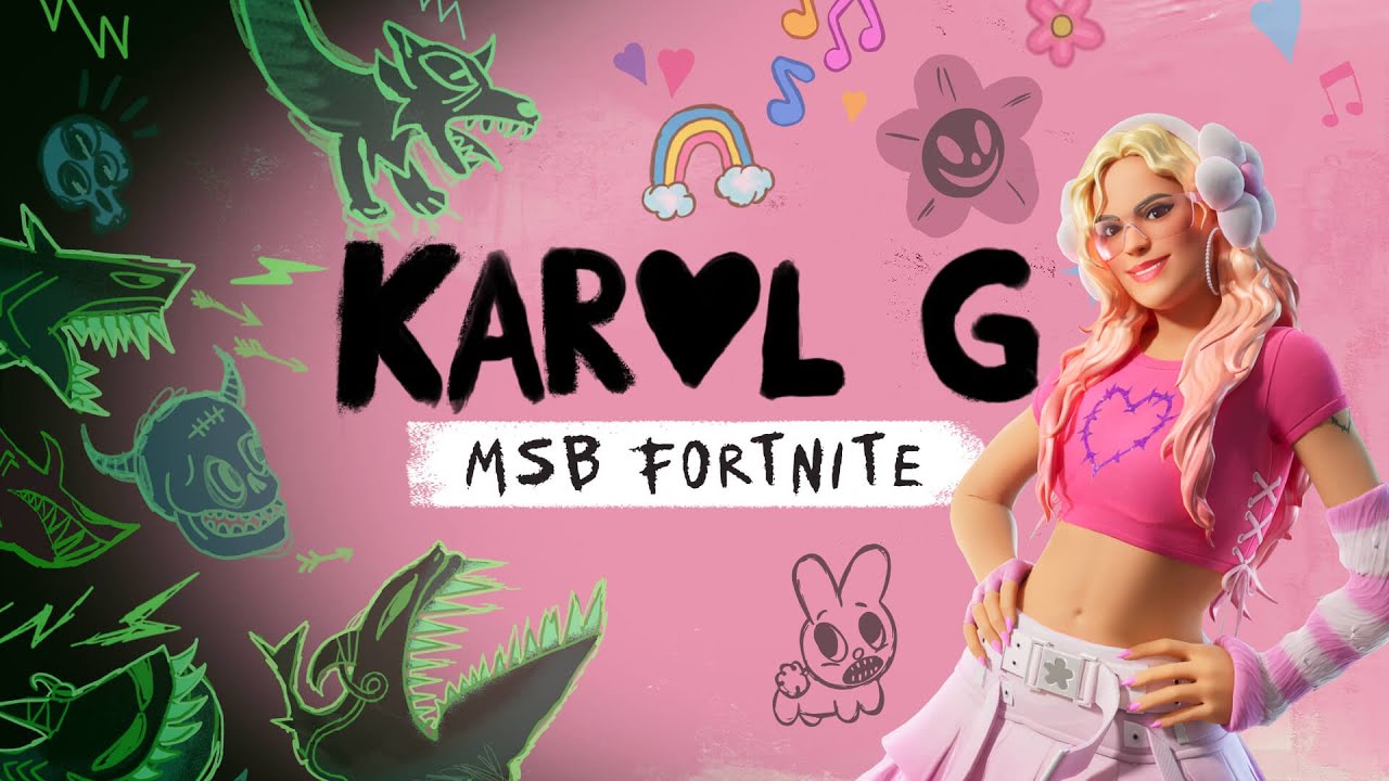 Fortnite Karol G MSB - Live Event - YouTube