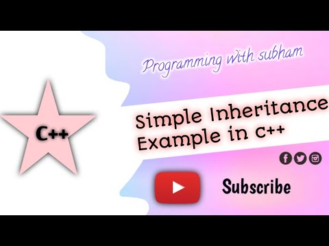 Single Inheritance in c++ | What is the single inheritance in cpp #03 ...
