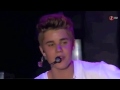 Justin Bieber Singing One Time Acoustic 2012