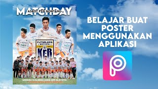 PICSART || TUTORIAL MEMBUAT POSTER SEPAKBOLA MENGGUNAKAN APLIKASI PICSART #picsart #editing screenshot 4