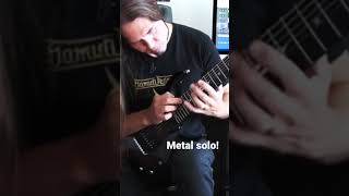 A shreddy metal solo. #metalmusic #metalsolo