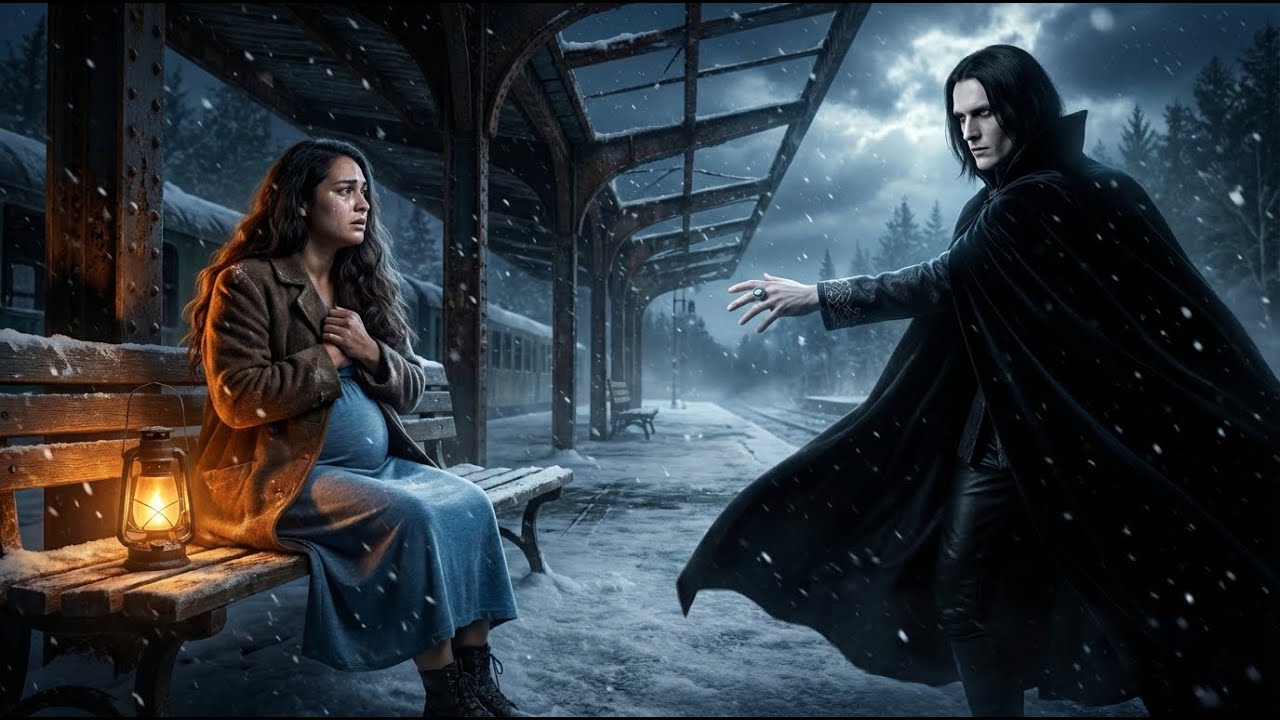 Abandonada grávida na estação, ela não esperava ser encontrada pelo Rei Vampiro