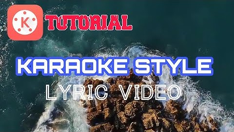How to make Karaoke Style lyric video on your Mobile phone | kinemaster tutorial