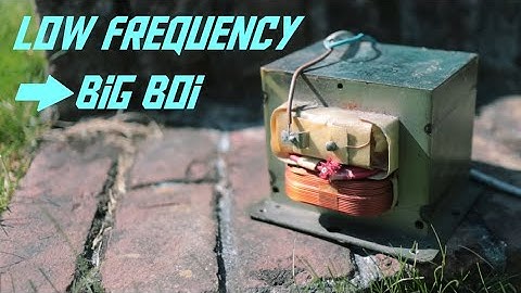 Why higher frequency transformers are smaller
