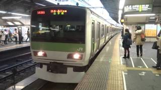 2016/3/6 JR東日本山手線外回り E231系500番台 新宿駅発車
