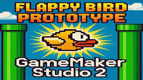 Flappy Bird Prototype Made in GameMaker Studio 2 | Full Source Code