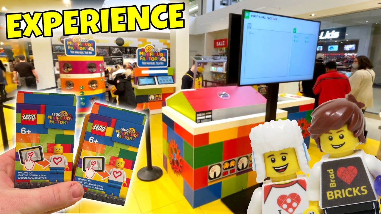 Citere godkende Ufrugtbar LEGO Store Minifigure Factory Experience & Tutorial 🖌 - YouTube