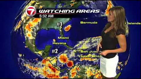 WSVN Weather Julie Durda Miami, Fort Lauderdale 6/1/2011