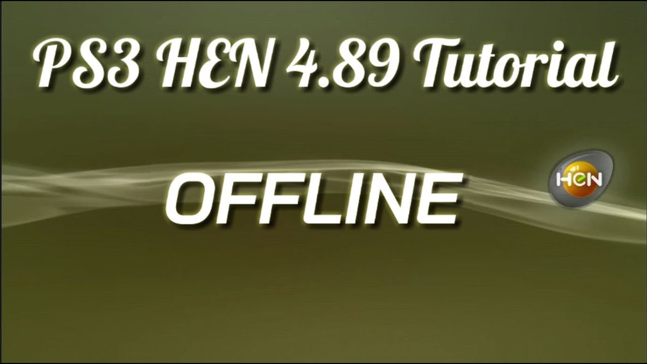 HEN OFFLINE 4.90 and lower tutorial 