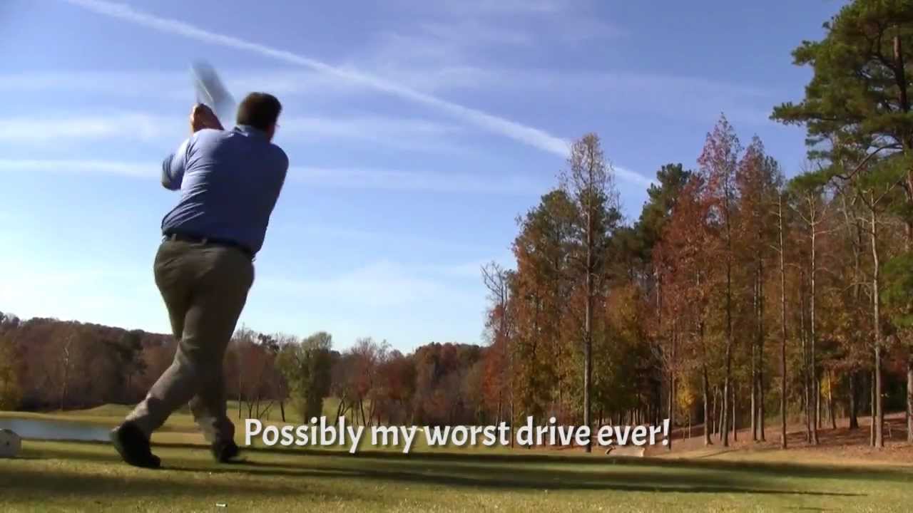 Worst Golf Drive Ever Rock Barn Country Club Youtube