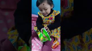 Cute baby Tooktook crazy chips reaction | Funny baby Tooktook crazy for chips🍟😂