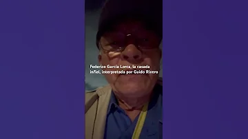 Interpreta Guido Rivero La Casada Infiel De Federico García Lorca 
