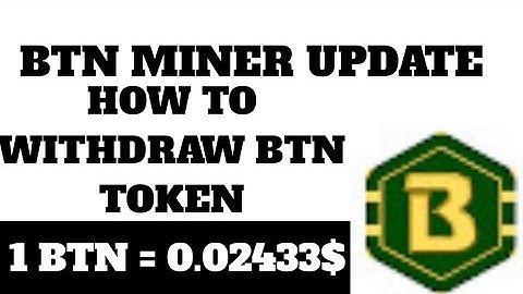 BTN MINER: How To Withdraw and swap BTN Token To Your Wallet.