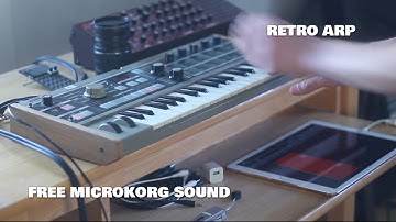 Best Free MicroKorg Sounds, Retro Arp (Patch Settings)