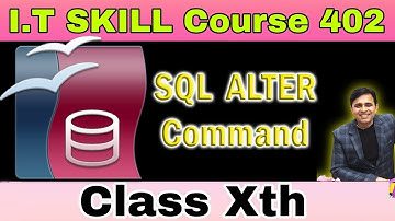 Sql Alter Command in Open Office Base /Alter table name in sql (I.T Skill 402)