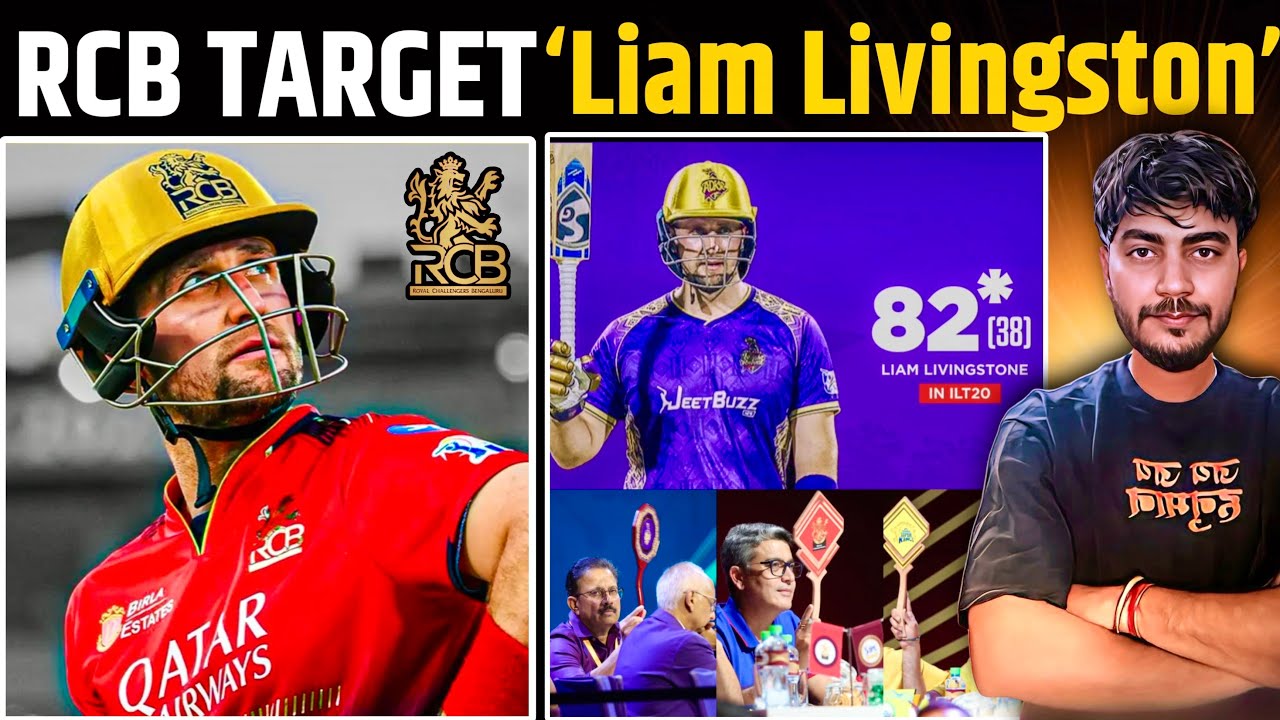 RCB Targeted Liam Livingston as a Middle Order Batsman IPL 2026🔥 Livingston 82(38)* Score in ILT20