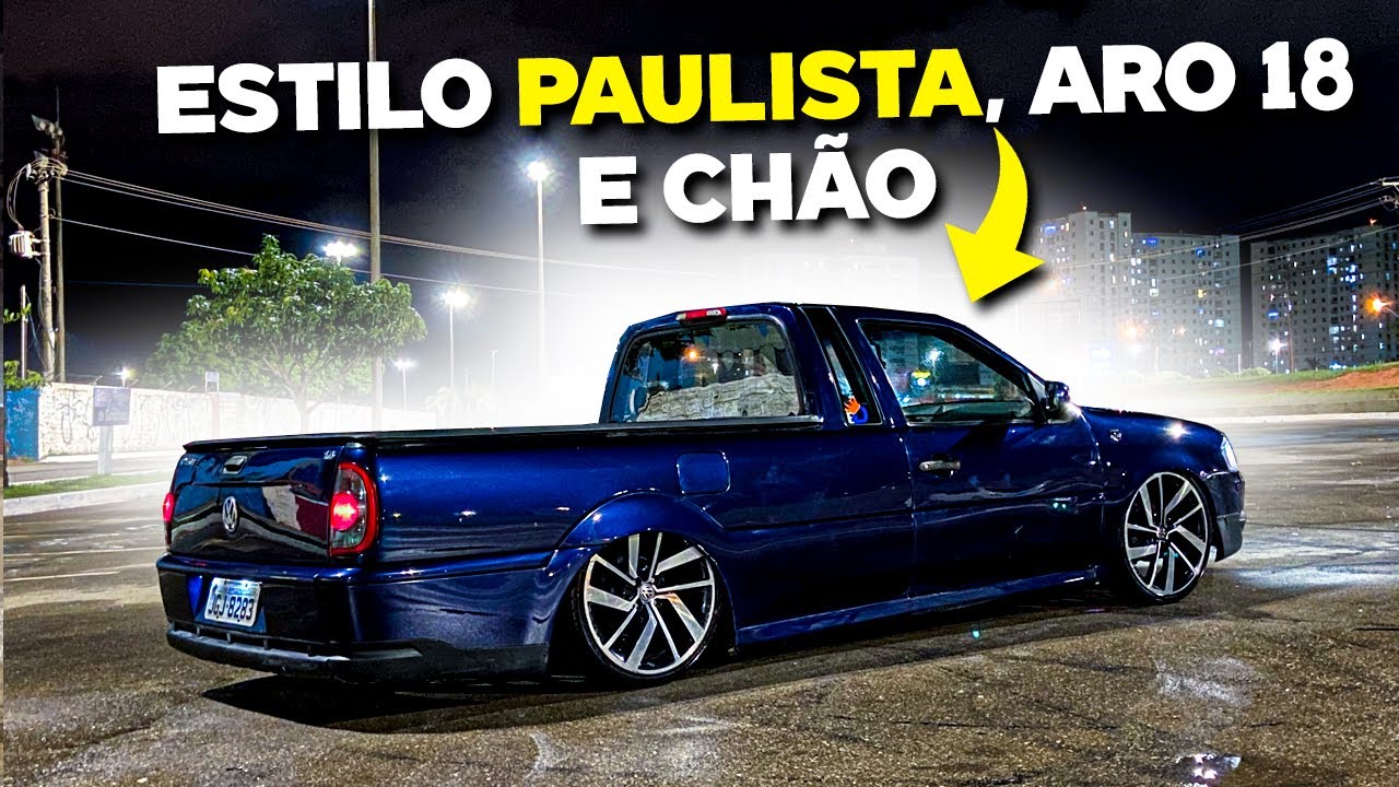 O CARRO MAS COBIÇADO DA VW ? SAVEIRO G6 REBAIXADA E COM SOM 😱 