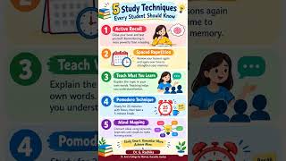 Study Techniques Every Student Should Know | Study Smart, Learn Better