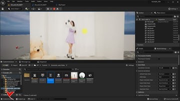 Adding video with UE5,  giving scale effect with Cinematic, Playing with Keyboard and TriggerBox