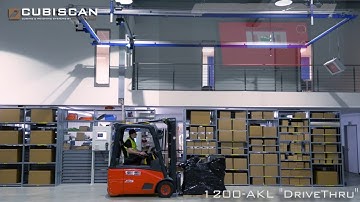 CubiScan 1200-AKL DriveThru In-Motion Pallet Dimensioning