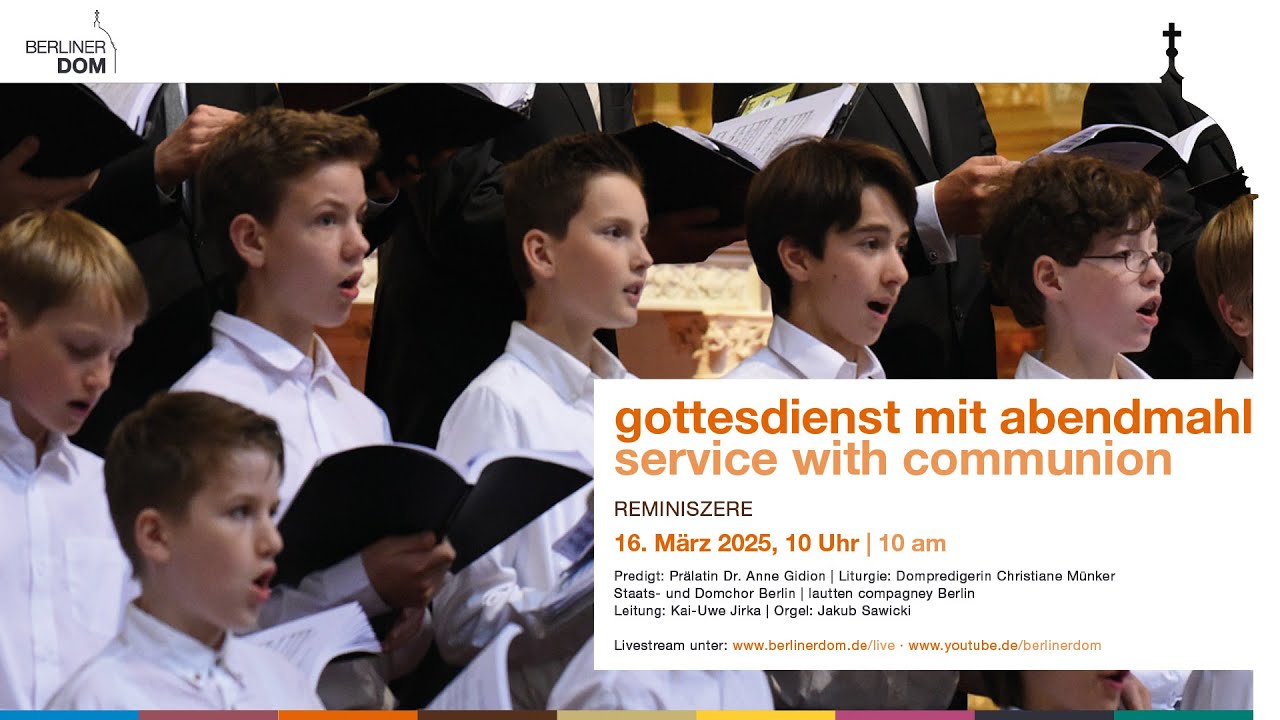 Gottesdienst mit Abendmahl am Sonntag Reminiscere, 16. März 2025, 10 ...