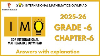 IMO- International Maths Olympiad | Class - 6 | Chapter 6 | Perimeter and Area | 2025 - 2026