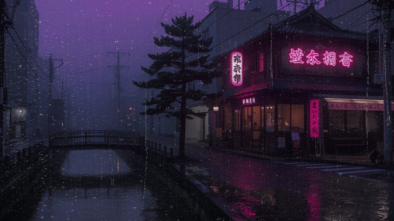 80s Rain Ambience — Lofi Background Music Playlist