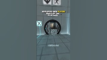 Developers Knew Players Would Try This… #shorts #portal2