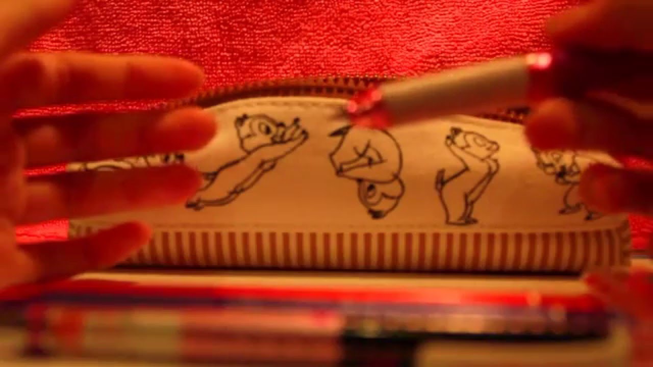 *音フェチ*[筆箱紹介]学校の