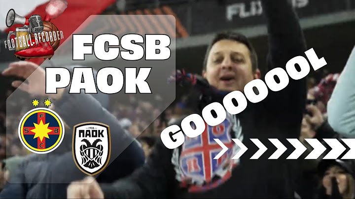 GOL CISOTTI! FCSB - PAOK 1-0! AȘA S-A TRAIT GOLUL PE UN STADION PLIN