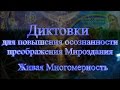 Диктовки для повышения осознанности преображения Мироздания. 32. Живая Многомерность