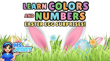 Best Easter Eggs Educational Video for Toddlers to Learn Colors and Numbers | Baby | Speech Therapy
