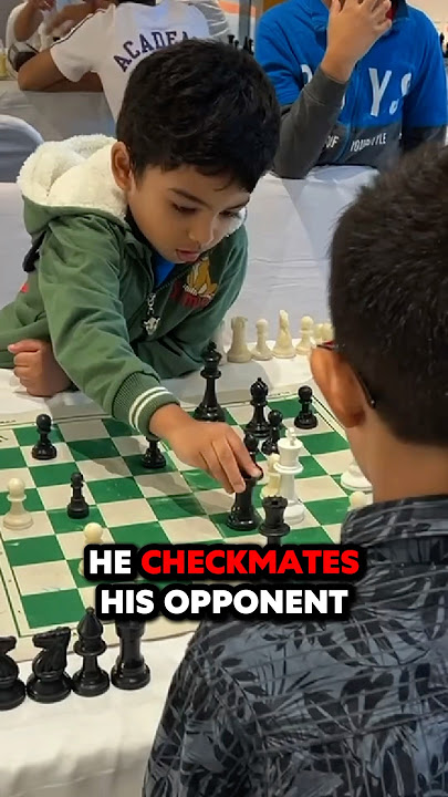 3-YEAR-OLD Anish CHECKMATES His Opponent and He STOPS THE CLOCK!