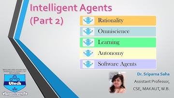 Intelligent Agents (Part 2). 3rd Video of Artificial Intelligence Lecture Series