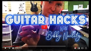 Guitar Hacks with Bobby Naelitz / "How To Remove A Bridge Pin with a Credit Card"